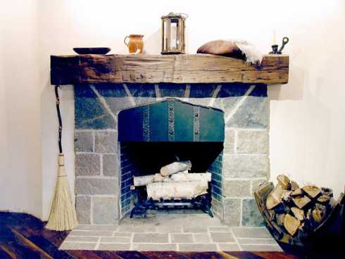 stone fireplace design