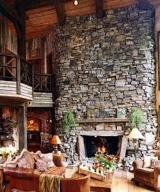 stone fireplace pictures
