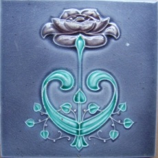 tile fireplace