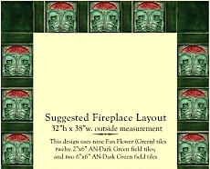 tile fireplace