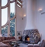 unique stone fireplaces