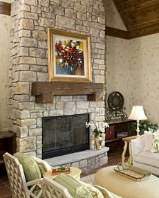 wood fireplace mantel shelves