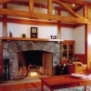 wood fireplace mantel shelves