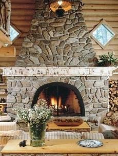 wood fireplace mantel shelves