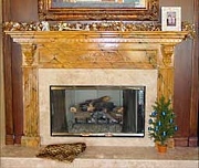 wood fireplace mantels