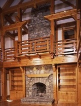 wood mantels and shelves