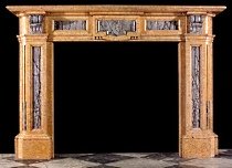 antique fireplace