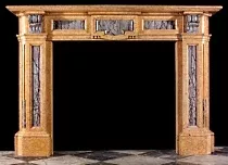 antique fireplace