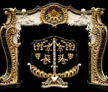 antique fireplace