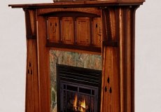 arts and crafts fireplace