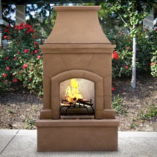 backyard fireplaces