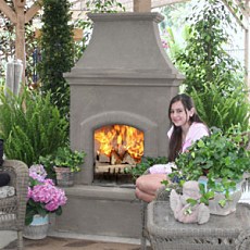 backyard fireplaces