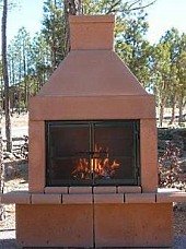 backyard fireplaces