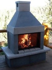 backyard fireplaces