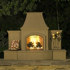 backyard fireplaces