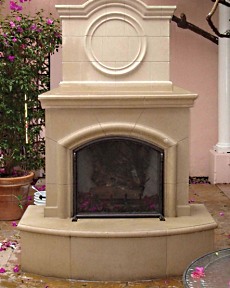 backyard fireplaces