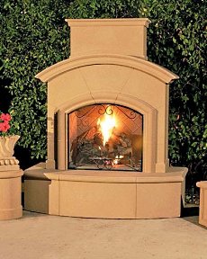 backyard fireplaces