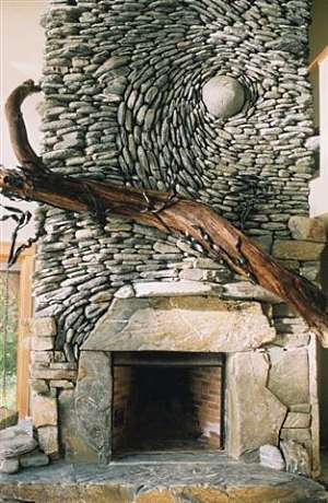 building a fireplace