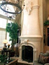 cast and manufactured stone fireplaces