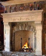 cast and manufactured stone fireplaces