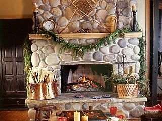 christmas fireplace pictures