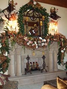 christmas fireplace