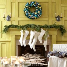 christmas fireplaces