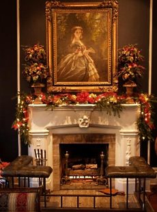 christmas fireplaces