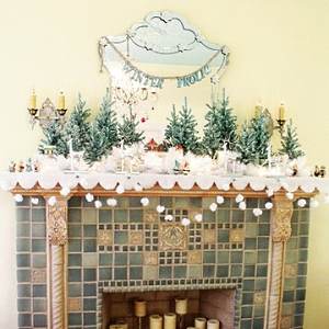 christmas fireplaces