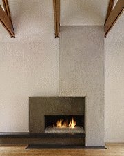 contemporary design fireplace