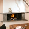 contemporary fireplace