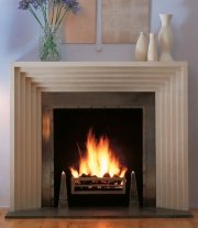 contemporary fireplace