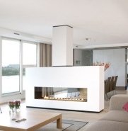 contemporary fireplace