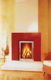 contemporary fireplace