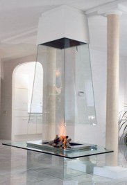 contemporary fireplace