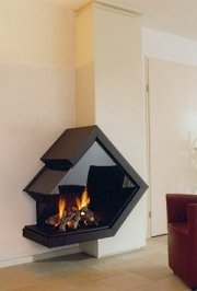 contemporary design fireplace