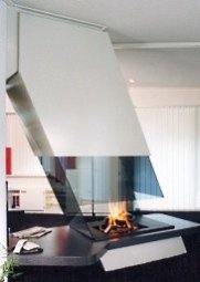 freestanding fireplace