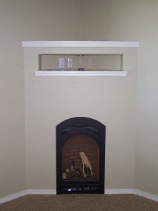 corner fireplace for gas