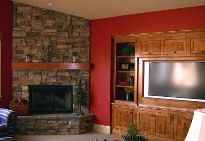 corner fireplace pictures