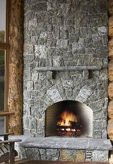 corner fireplace