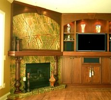 corner gas fireplaces