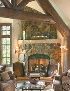 corner stone fireplace designs