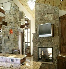 corner stone fireplace designs