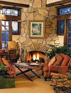 corner fireplace designs