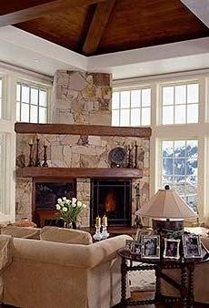 corner fireplace designs