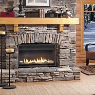 country stone fireplaces