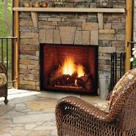 country stone fireplaces