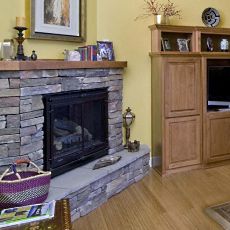 cultured stone fireplaces