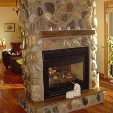 cultured stone fireplaces