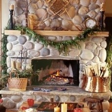 cultured stone fireplaces